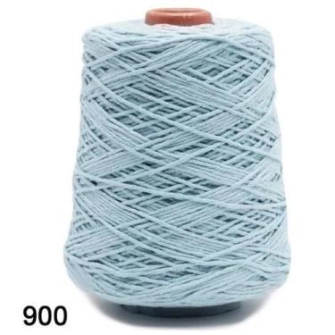 Imagem de Barbante fio 6 600 gr cor 900 azul bebê euroroma 610 metros