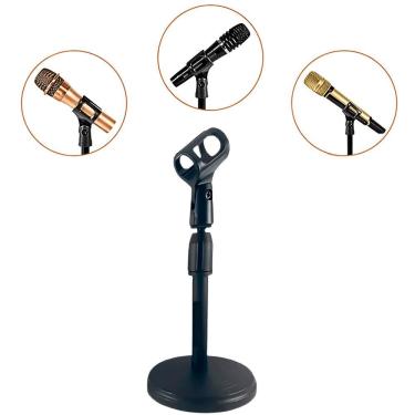 Imagem de Suporte De Mesa Oi-S012 Para Microfones De Mão