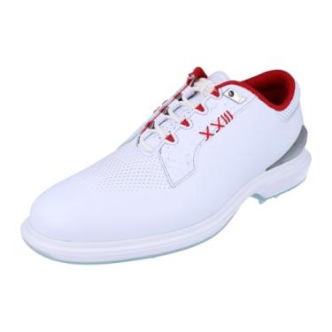 Imagem de Nike Tênis feminino com cadarço Jordan ADG 5, Branco/vermelho fogo-MTLC prata-azul TINT-BLA, 39.5