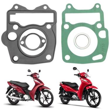 Imagem de Jogo De Juntas Superior Motor Kmp Biz 125 Biz 125i 2015 2016 2017 2018