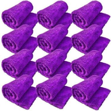 Imagem de Toalhas De Limpeza Automotiva De Microfibra Sem Bordas Espessadas 1-12