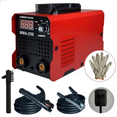 Imagem de Maquina de solda Profissional Inversora 120a Eletrodo portátil visor d