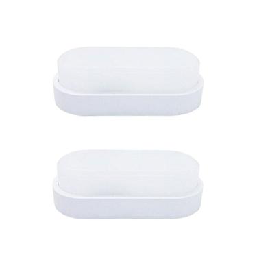 Imagem de Kit 2 Arandela Branca Externa Tartaruga Led Ip65 3000K Ace60