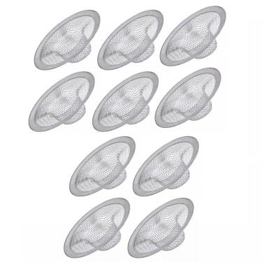 Imagem de Kit 10 Ralinho Para Pia Cozinha Tanque Inox Top 1/2 52Mm