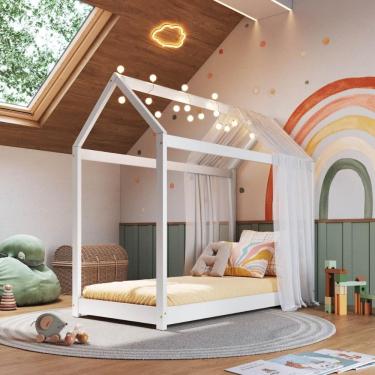 Imagem de Mini Cama Montessoriana Madeira Maciça para Colchão 150x70cm Aurora Multimóveis CR35387