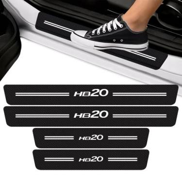 Imagem de Soleira de Porta Fibra de Carbono Protetora Preto Premium - SPORTINOX,