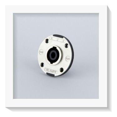 Imagem de Plugue Speakon Femea 4 Pol Conector Banhado Hs4mpr Metal Hjh