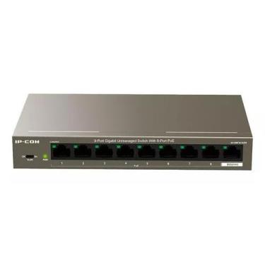 Imagem de Switch Ip-com, 9 Portas Gigabit 10/100/1000 Mbps 8 Poe + 1