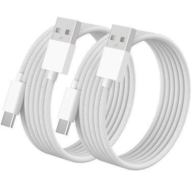 Imagem de Cabo carregador Cabo CREHAO Car Carplay para iPhone 16, pacote com 2 u