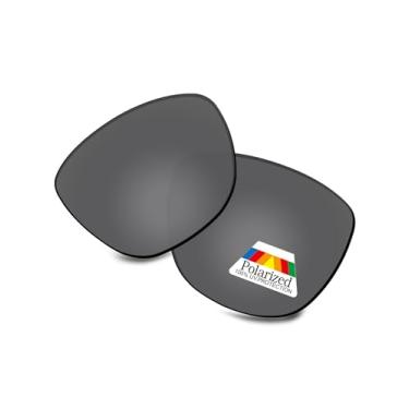 Imagem de Bwake Lentes de reposição para óculos de sol Ray-Ban Meta Skyler RW4010 52 mm - Preto escuro polarizado