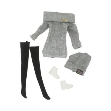 Imagem de Roupas Para Bonecas Finas De 30cm Para Meninas, Suéter Casual Diário, 