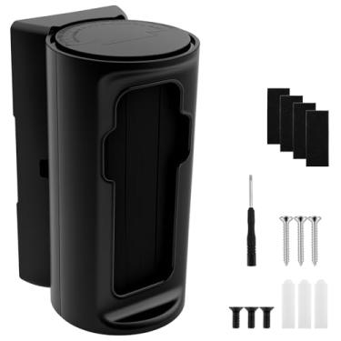 Imagem de KTZCTPCA Suporte de campainha de vídeo ajustável com mostrador angular, suporte de câmera angular para porta de apartamento, suporte de sensor de movimento de campainha, acessórios de canto de suporte