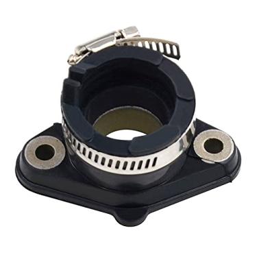 Imagem de Junta do coletor de admissão 16210 - HN5-671 para Honda TRX 350 FE FM TE TM Rancher 350 2000-2006 Bota de coletor de admissão de carburador preto universal para Honda TRX 450