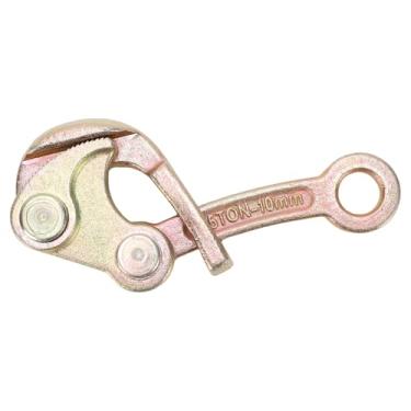 Imagem de Fafeicy Grip de Cabo de 0,5t 0,5 Tonelada Pinxer 1102lbs Crampo de Cabo de Aço Com Mandíbula de Segurança Anti -pitada para Endireitar o Fio de Aço