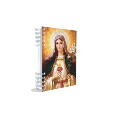 Imagem de Agenda Católica 2026, Imaculado Coração de Maria, Azul, Capa 08
