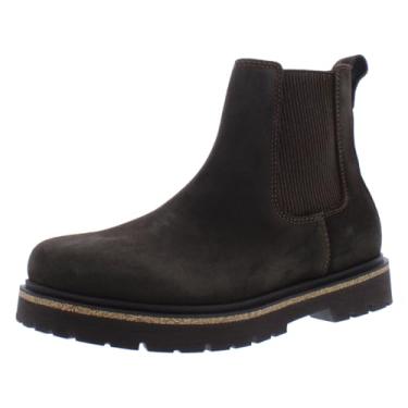 Imagem de Birkenstock Highwood Slip On Bota de couro unissex, Mocha, 6 Women/4 Men