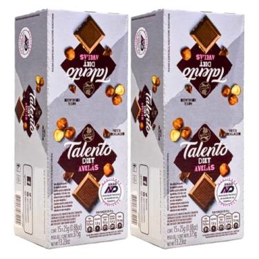 Imagem de Chocolate Talento Diet GAROTO- 2 Caixas C/ 15un De 25g Cada