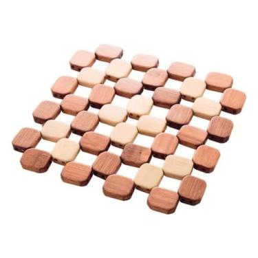 Imagem de Descanso Para Panela de Bambu 16x16cm - Lyor