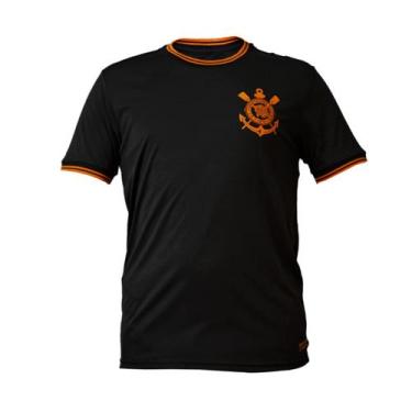 Imagem de Camisa Corinthians Estampada Dry Laranja - Masculino - Coimbra, M, Pre