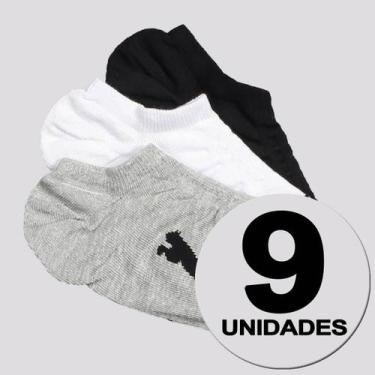 Imagem de Kit Meia Puma Sapatilha 9 Pares Feminina Sortida, 34-39