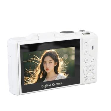 Imagem de Generic Câmera Digital 5K, Câmera de Foco Automático 18XAF Com Flash para Fotografia (Branco)