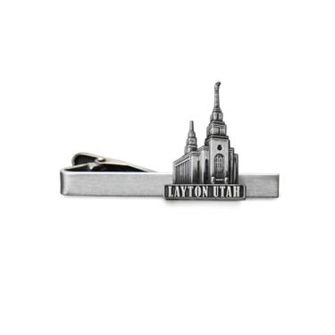 Imagem de Clipe de gravata prata da Ringmasters | Clipes de gravata masculinos com acabamento prateado antigo | Acessórios de terno para casamentos, igrejas e eventos formais | Broche de gravata versátil