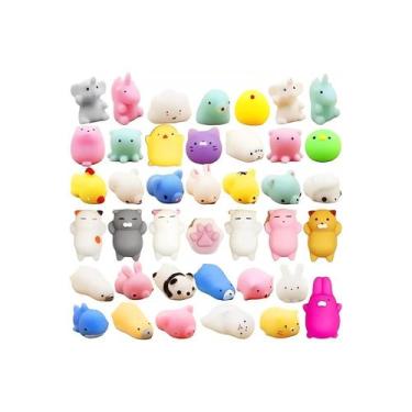Imagem de Kit de brinquedos Squeeze Mini Mochi Squishy 50 unidades para crianças