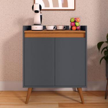 Imagem de Aparador Armario Buffet Pés Palito Virginia 2 Portas Cores - Comprar M