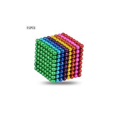 Imagem de Bolas magnéticas: 512 unidades, 1000 bolas magnéticas coloridas - Ligh