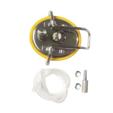 Imagem de Tampa de carbonatação para fabricação de cerveja caseira – Pedra de difusão de 0,5 mícron para carbonatação perfeita da cerveja, aço inoxidável durável, compatível com a maioria dos barris