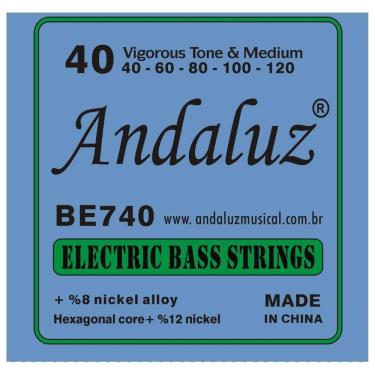 Imagem de Encordoamento Baixo 5 Cordas 0.40 Be740 Níquel Andaluz