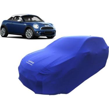 Imagem de Capa Automotiva Para Mini Cooper Coupé Jcw Tecido Cor Preta - Mz, Azul