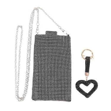 Imagem de TOPINCN Bolsa de Casamento de Lantejoulas, Bolsa Mensageiro Multifuncional, Bolsa Feminina para Telefone, Bolsa de Mão Noturna Com Alça de Ombro de Corrente Removível para Noiva, Damas