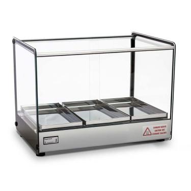 Imagem de Estufa Quadrada EVR 3 Bandejas Titã EVR RETA COM LED 3B CINZA 220V