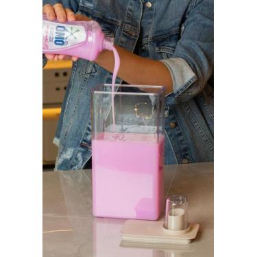 Imagem de Dispenser Retangular 2,6L com Copo Medidor  Pote Multiuso para Cozinha