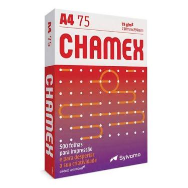 Imagem de Papel Sulfite A4, 75g, 500 folhas Chamex
