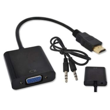 Imagem de Cabo Adaptador Conversor Hdmi Para Vga Preto