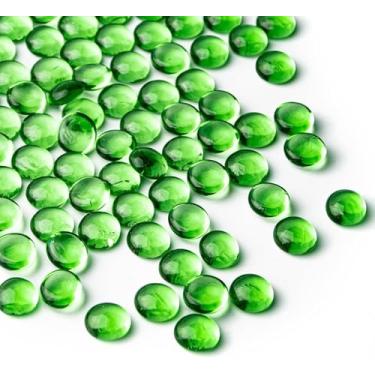 Imagem de Bolinhas de vidro roxas de 400 g, mini contas de vidro plano ~ 160 peças para enchimentos de vasos, fundo floral, pedras de aquário de peixes para aquário de mesa, suprimentos de artesanato de arte