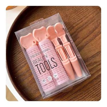 Imagem de Grampos de cabelo volumizadores jacaré, conjunto de clipes de rolo de cabelo para cachos sem esforço que duram clipes de raiz para fofos