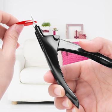 Imagem de Cortadores de unhas de acrílico, cortadores de unhas profissionais para unhas de acrílico, pontas de unhas falsas, aparador de unhas inoxidável ajustável, ferramenta de manicure para salão de beleza