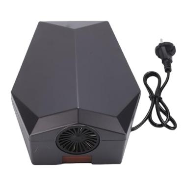 Imagem de Luqeeg Secador de Mãos de Parede, 1600 W Sensor Automático Secador de Mãos Elétrico, Quente a 45 °C Secagem Rápida Soprador de Folhas Portátil para Banheiro Lavabo Comercial (Plugue UE 220V)