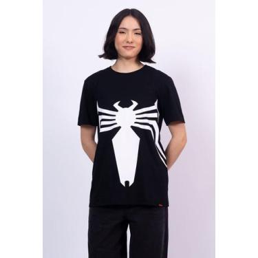 Imagem de Camiseta Homem Aranha Traje do Simbionte 1984 - Piticas, 14, Preto, Un