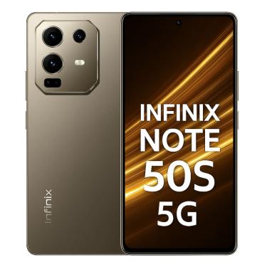 Imagem de Smartphone Celular Infinix Note 50s 5G, 256GB, 8GB RAM, Tela 6,78? AMOLED 144Hz, Android 15, Câmera 64MP, Bateria 5500mAh, Dual SIM, Cinza