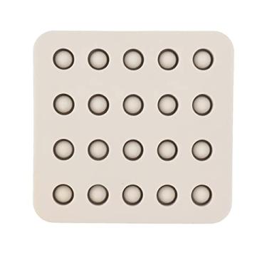 Imagem de Estink Molde de Silicone para Células de Rainha, Fazendo Copos de Enxerto de Cera de Abelha, Moldes de Copos de Cera para Abelhas Rainhas, Ferramenta de Apicultura Com Remoção Fácil, (4 linhas 96x92x14mm)