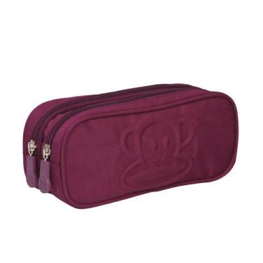 Imagem de Estojo Escolar 2 Compartimentos Paul Frank Sestini, Verde Lagoa