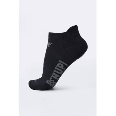 Imagem de MEIA CASUAL HUPI INVISÍVEL ALGODÃO PRETO G