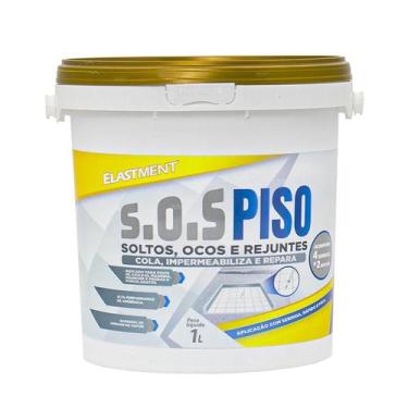 Imagem de SOS Piso Elastment DryLevis 1kg Adesivo de Reparo para Pisos Soltos e 
