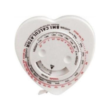 Imagem de Trena Fita Métrica Corporal Com Índice IMC Disco Retrátil - Supermedy