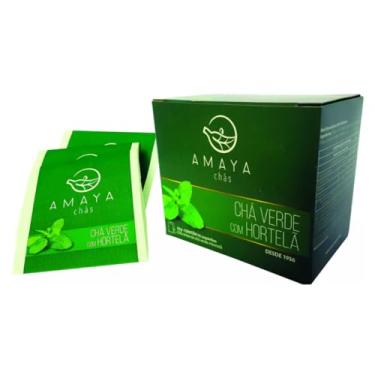 Imagem de Chá Verde com Hortelã Amaya - 10 Sachês (20g)