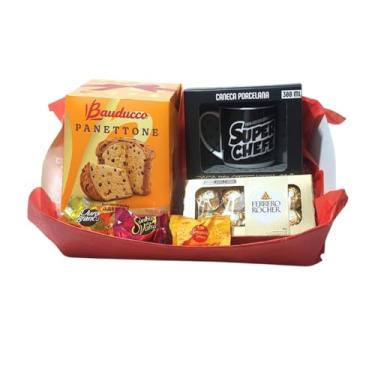 Imagem de Cesta de Natal Presente Criativo Panetone, Caneca, Bombons (Chefe)